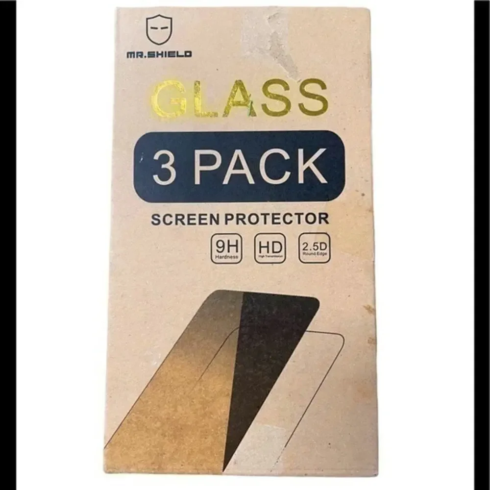 Mr Shield iPhone 6/6S Tempered Glass Screen Protector 3 Pack HD 9H New